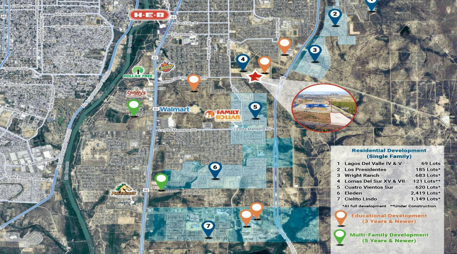 3620 Lomas Del Sur Blvd., Laredo, Texas 78046, ,Land,For Sale,3620 Lomas Del Sur Blvd.,20241658