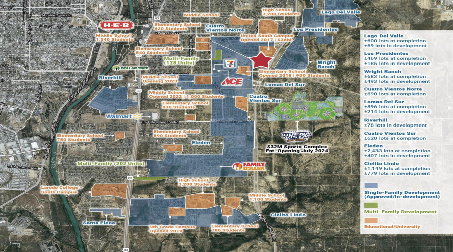 3614 Lomas Del Sur Blvd., Laredo, Texas 78046, ,Land,For Sale,3614 Lomas Del Sur Blvd.,20241659