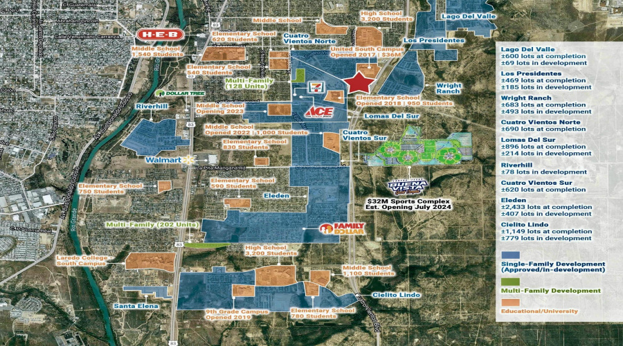 3602 Lomas Del Sur Blvd., Laredo, Texas 78046, ,Land,For Sale,3602 Lomas Del Sur Blvd.,20241660