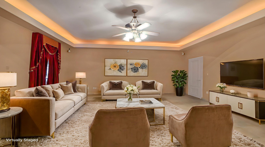 This room shown furnished for illustration only