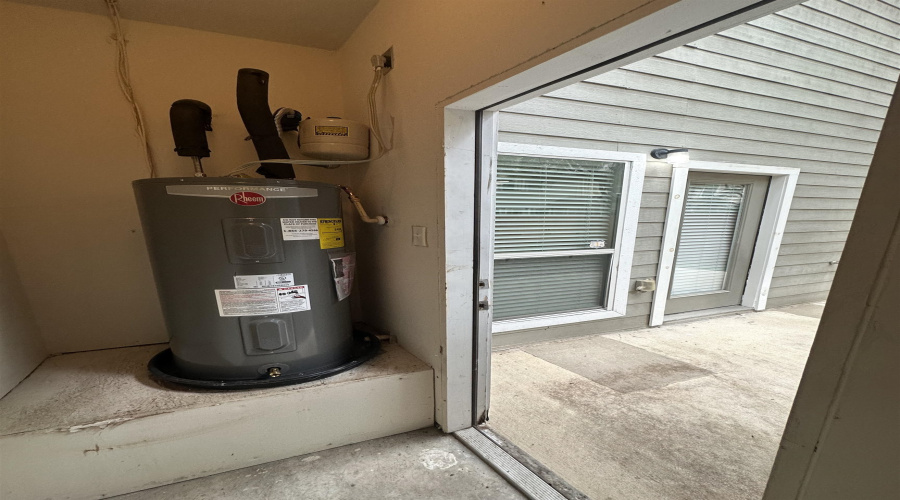 water heater room