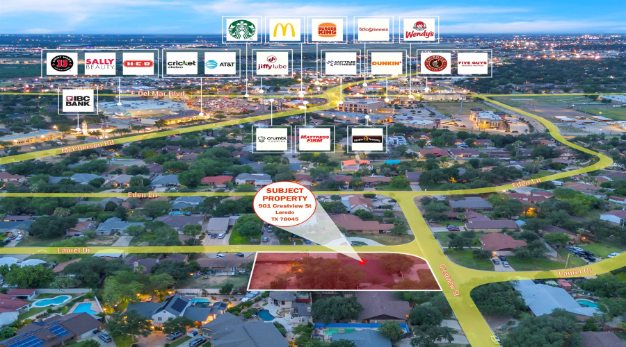 901 Crestview Dr, Laredo, Texas 78045-2014, 6 Bedrooms Bedrooms, 14 Rooms Rooms,6 BathroomsBathrooms,Residential,For Sale,901 Crestview Dr,20254584