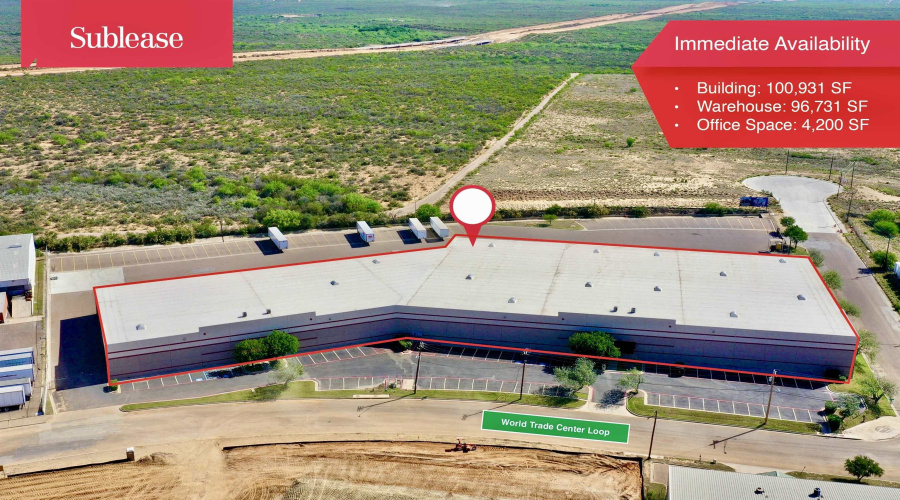 1629 World Trade Center Lp, Laredo, Texas 78045, 1 Bedroom Bedrooms, 51 Rooms Rooms,2 BathroomsBathrooms,Commercial/industrial,For Rent,1629 World Trade Center Lp,20252267