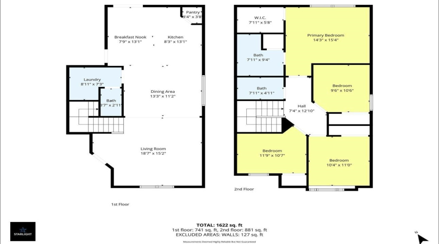 For illustration only, measurements are approximate.  Main Area: 1,801 sqft (Webbcad)