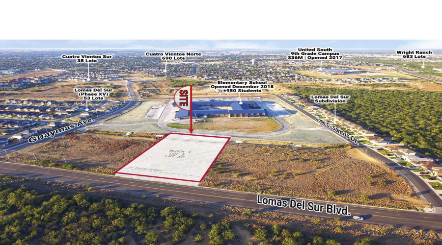 3608 Lomas Del Sur Blvd., Laredo, Texas 78046, ,Land,For Sale,3608 Lomas Del Sur Blvd.,20260505