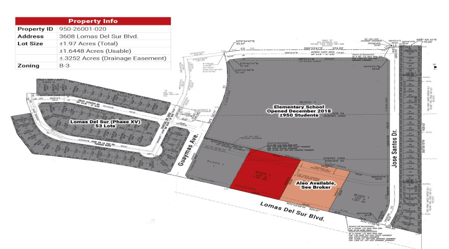 3608 Lomas Del Sur Blvd., Laredo, Texas 78046, ,Land,For Sale,3608 Lomas Del Sur Blvd.,20260505
