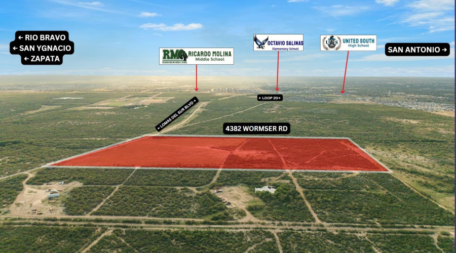 4382 Wormser Rd, Laredo, Texas 78046-0000, ,Land,For Rent,4382 Wormser Rd,20261048