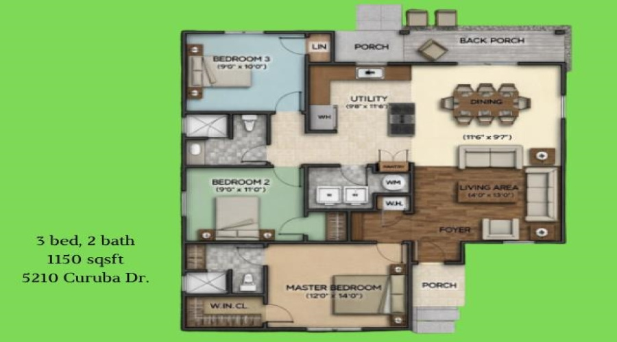 5210 Curuba Dr., Laredo, Texas 78046, 3 Bedrooms Bedrooms, 4 Rooms Rooms,2 BathroomsBathrooms,Residential,For Sale,5210 Curuba Dr.,20261491