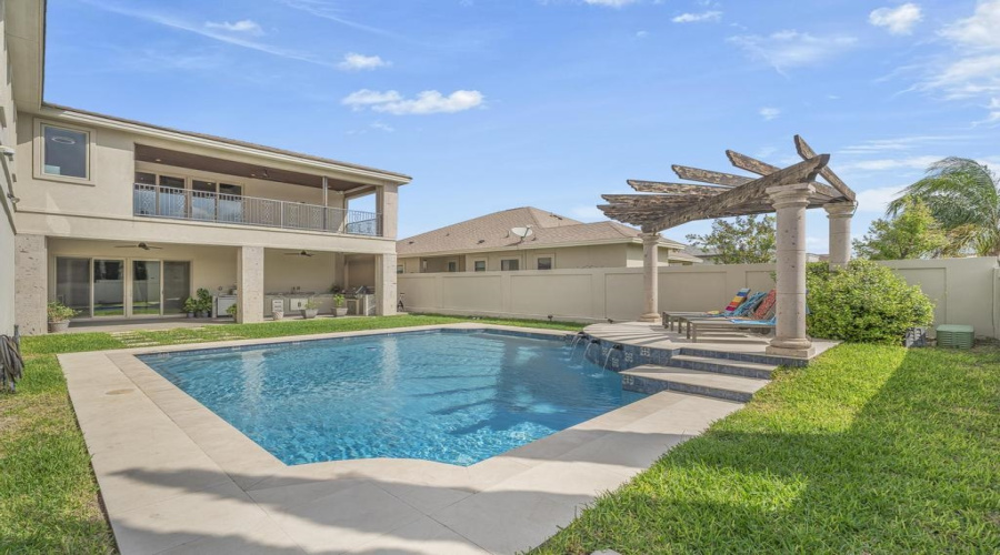 Sprinkler system front and back