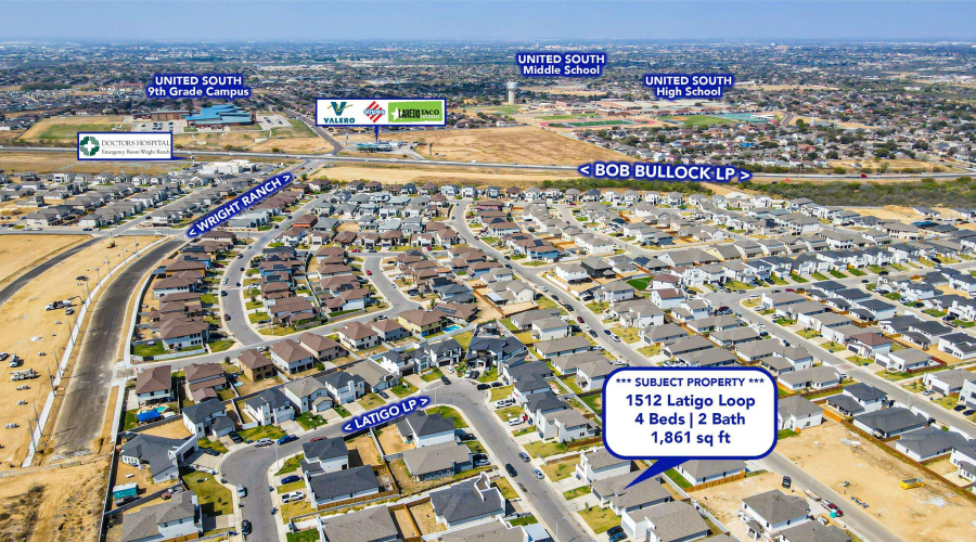 1512 Latigo Loop, LAREDO, Texas 78046, 4 Bedrooms Bedrooms, 6 Rooms Rooms,2 BathroomsBathrooms,Residential,For Rent,1512 Latigo Loop,20261611