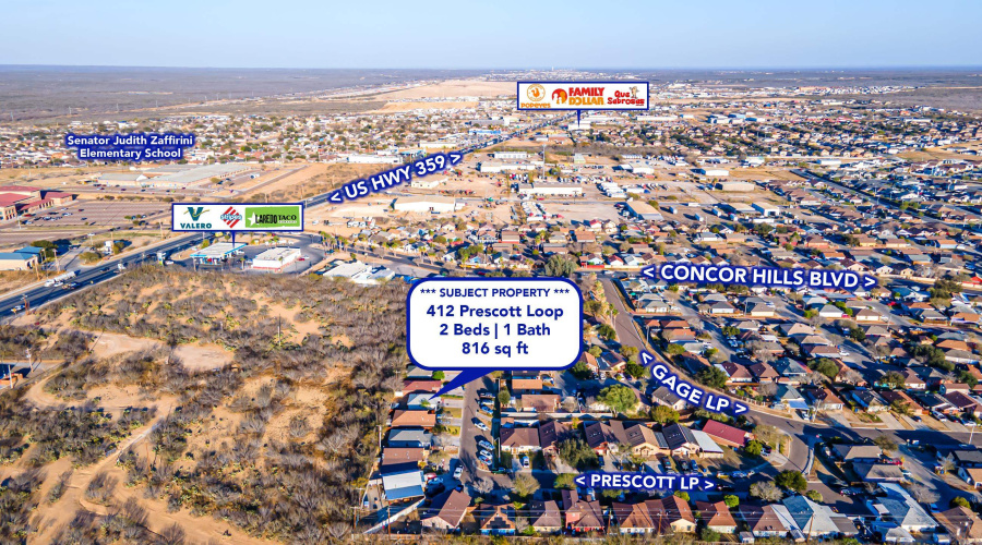 412 Prescott Lp, LAREDO, Texas 78046, 2 Bedrooms Bedrooms, 4 Rooms Rooms,1 BathroomBathrooms,Residential,For Sale,412 Prescott Lp,20261633