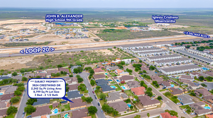 3824 Crestwind Dr, Laredo, Texas 78045, 3 Bedrooms Bedrooms, 8 Rooms Rooms,2 BathroomsBathrooms,Residential,For Sale,3824 Crestwind Dr,20261706