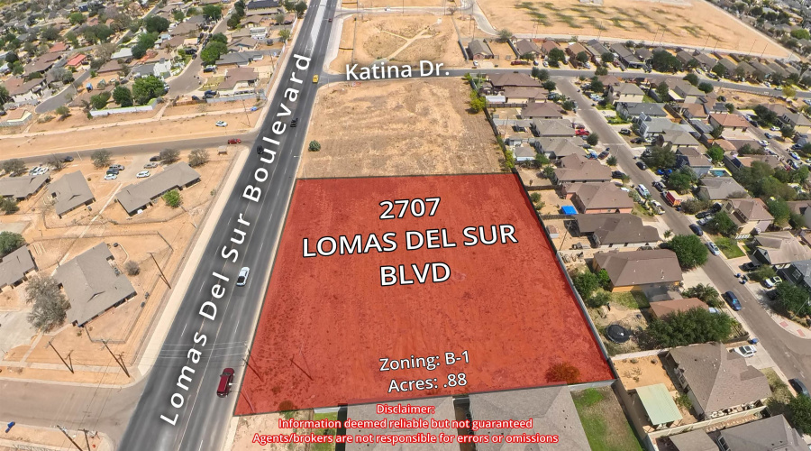 2707 Lomas Del Sur Blvd., LAREDO, Texas 78046, ,Land,For Sale,2707 Lomas Del Sur Blvd.,20261718