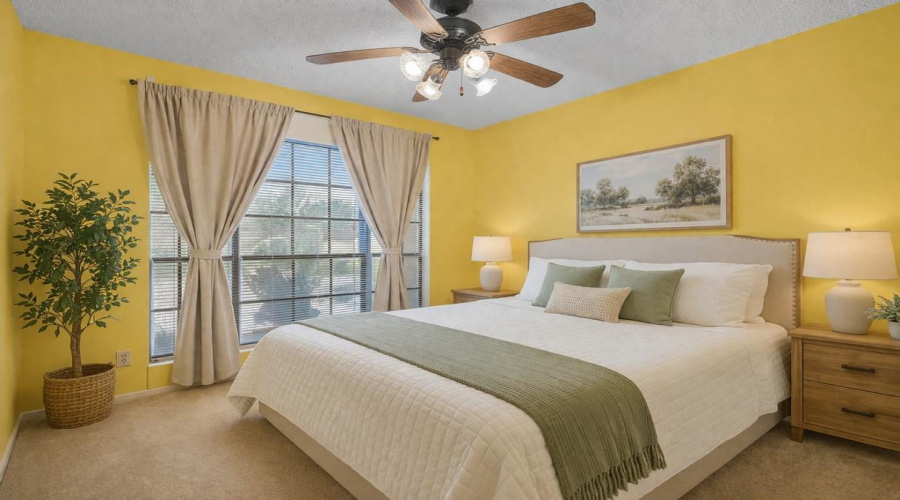 Virtually staged and enhanced