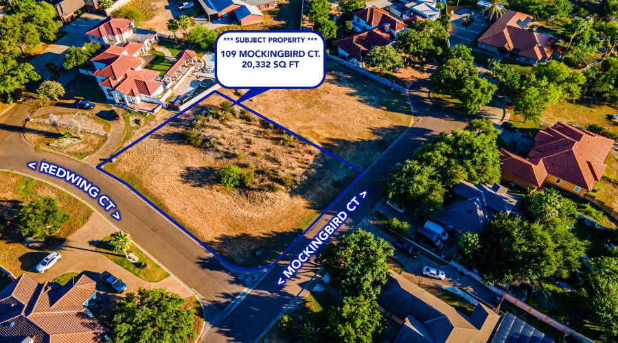 109 Mockingbird Ct, LAREDO, Texas 78045, ,Land,For Sale,109 Mockingbird Ct,20261755