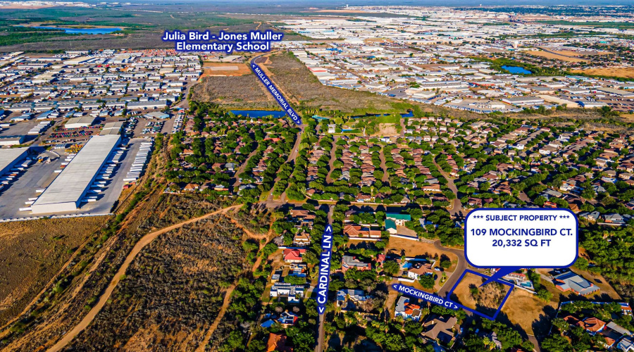 109 Mockingbird Ct, LAREDO, Texas 78045, ,Land,For Sale,109 Mockingbird Ct,20261755