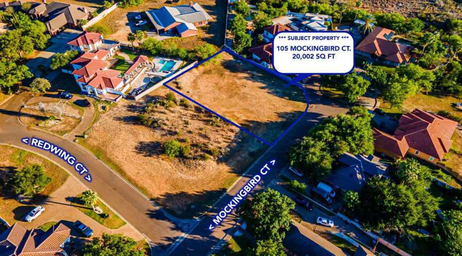 105 Mockingbird Ct, LAREDO, Texas 78045, ,Land,For Sale,105 Mockingbird Ct,20261757