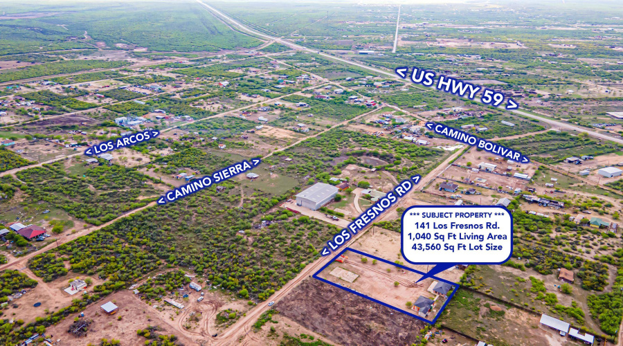 141 Los Fresnos Rd., LAREDO, Texas 78043, ,Land,For Sale,141 Los Fresnos Rd.,20262162