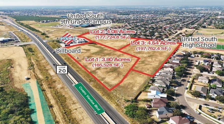 XXX Cuatro Vientos Blvd, Laredo, Texas 78046, ,Land,For Sale,XXX Cuatro Vientos Blvd,20260099