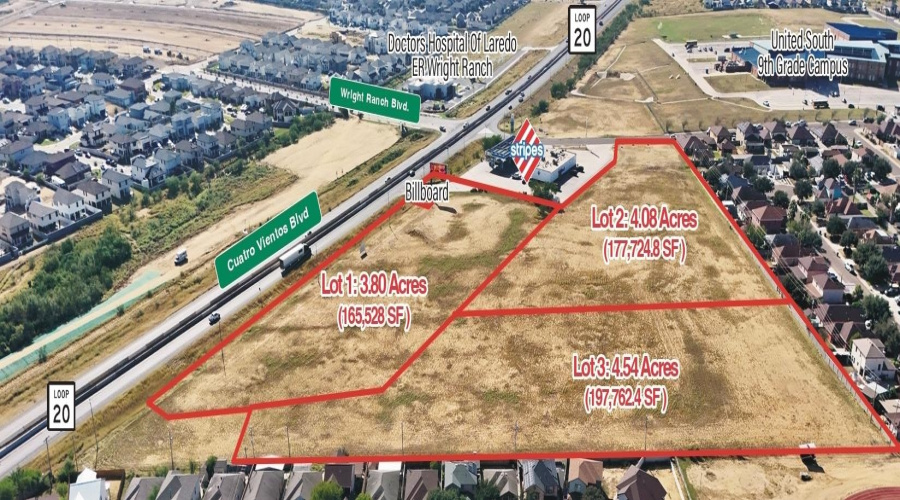 XXX Cuatro Vientos Blvd, Laredo, Texas 78046, ,Land,For Sale,XXX Cuatro Vientos Blvd,20260099