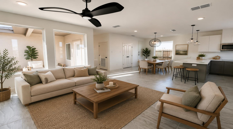 Virtual staging and enhancements for illustration purpose only