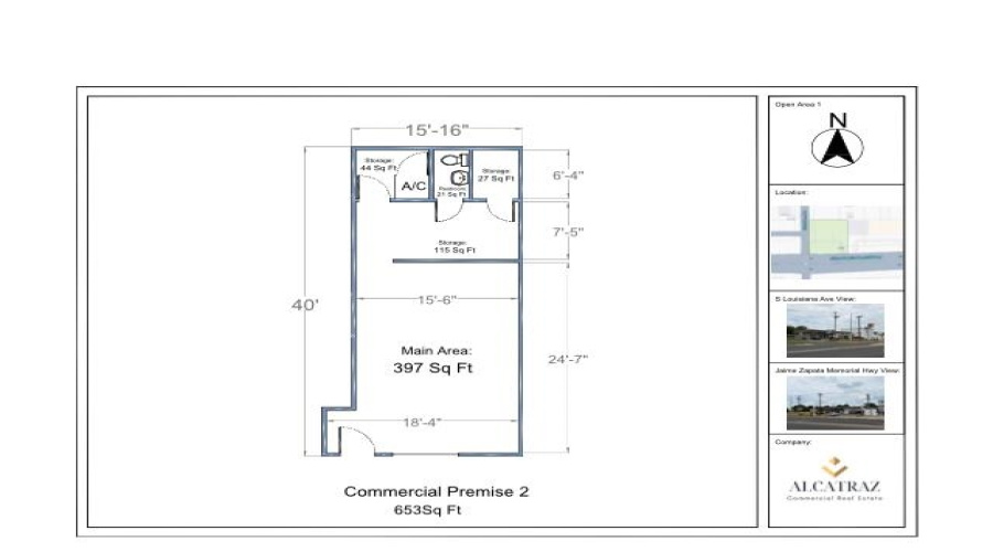 2702 Jaime Zapata Memorial Hwy, Laredo, Texas 78043, 1 Room Rooms,1 BathroomBathrooms,Commercial retail/office,For Rent,2702 Jaime Zapata Memorial Hwy,20262816