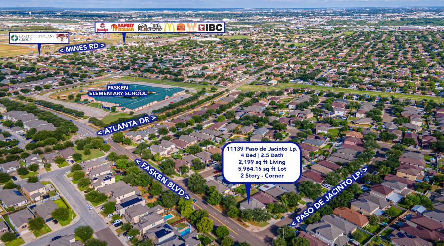 11139 Paso De Jacinto Lp, LAREDO, Texas 78045, 4 Bedrooms Bedrooms, 6 Rooms Rooms,2 BathroomsBathrooms,Residential,For Sale,11139 Paso De Jacinto Lp,20262898