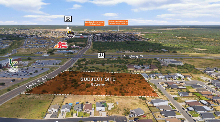 Don Camilo Blvd, Laredo, Texas 78046, ,Land,For Sale,Don Camilo Blvd,20263333