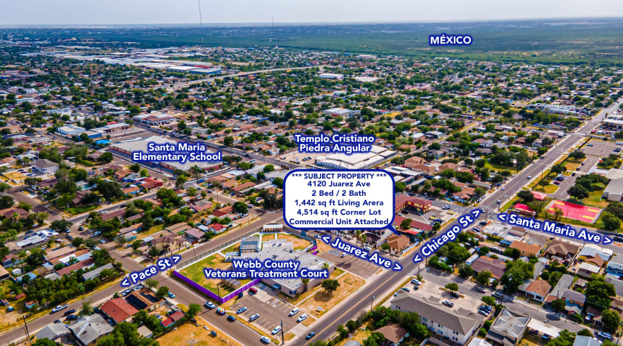 4120 Juarez Ave, Laredo, Texas 78041, 2 Bedrooms Bedrooms, 4 Rooms Rooms,2 BathroomsBathrooms,Residential,For Sale,4120 Juarez Ave,20263375