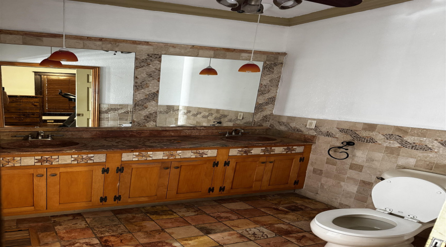 Downstairs Master shower