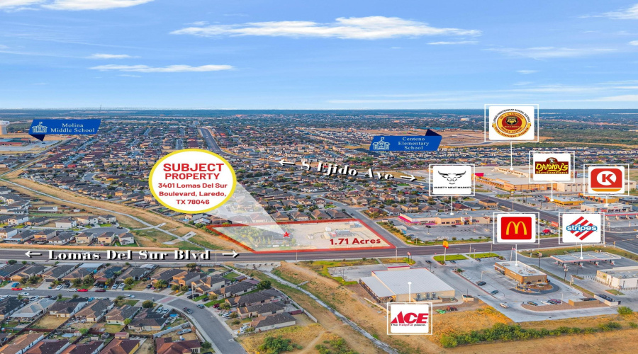 3401 Lomas Del Sur Blvd., LAREDO, Texas 78046, ,Land,For Sale,3401 Lomas Del Sur Blvd.,20264053