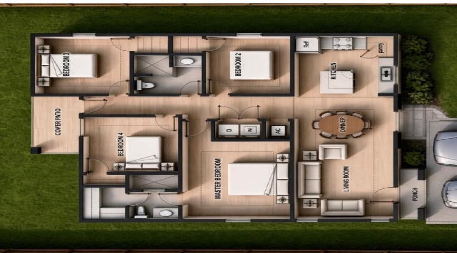 5204 Curuba Dr., Laredo, Texas 78046, 4 Bedrooms Bedrooms, 5 Rooms Rooms,2 BathroomsBathrooms,Residential,For Sale,5204 Curuba Dr.,20264156