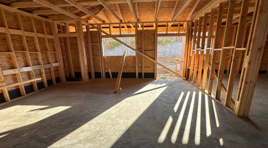 Will have an island and custom cabinetry.