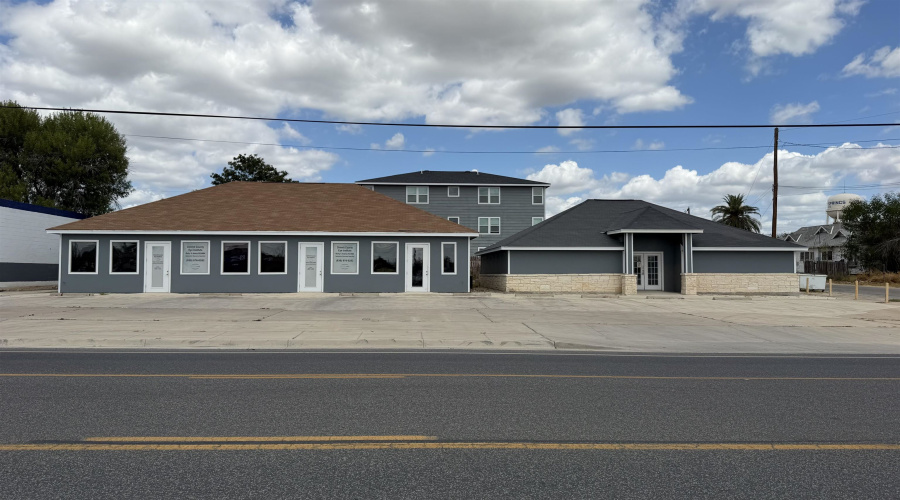 Building A is leased to an established optometry clinic, and Building B to an optical laboratory.