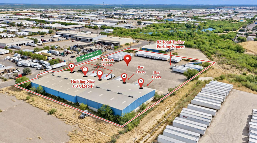 705 Enterprise St, Laredo, Texas 78045, 1 Bedroom Bedrooms, 51 Rooms Rooms,2 BathroomsBathrooms,Commercial/industrial,For Sale,705 Enterprise St,20264591