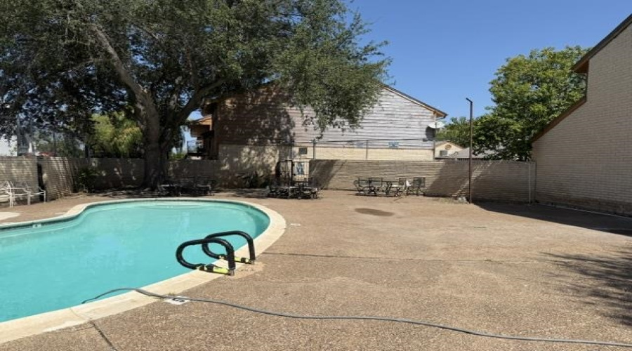 HOA dues include use of the pool.
