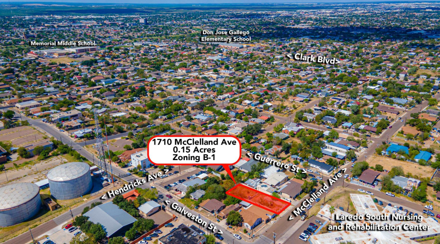 1710 McClelland Ave, Laredo, Texas 78040, ,Land,For Sale,1710 McClelland Ave,20264740
