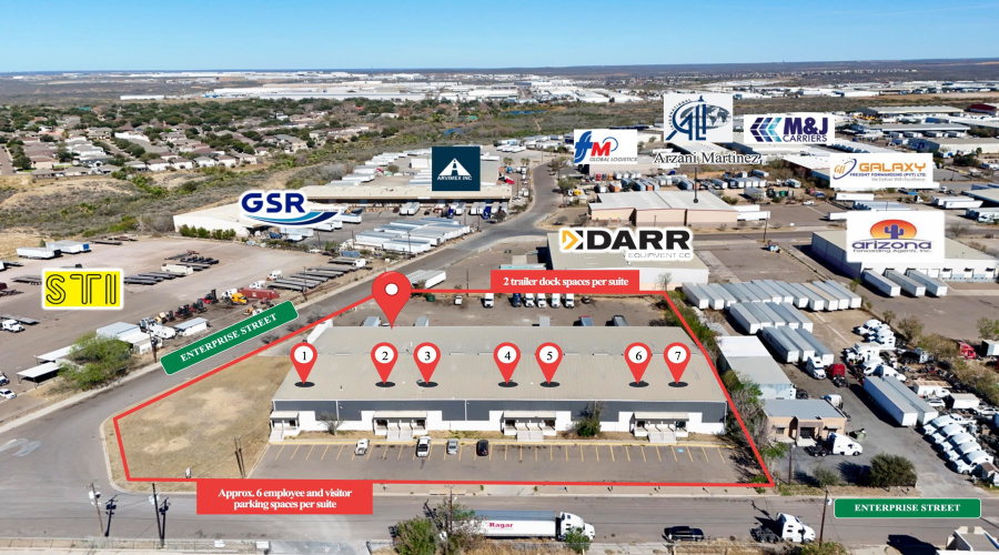 702 Enterprise St, Laredo, Texas 78045, 1 Bedroom Bedrooms, 1 Room Rooms,2 BathroomsBathrooms,Commercial/industrial,For Rent,702 Enterprise St,20264821